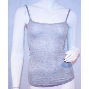 HEIDI KLUM For NEW BALANCE Spaghetti TANK  Top LIGHT Heather GREY Sport